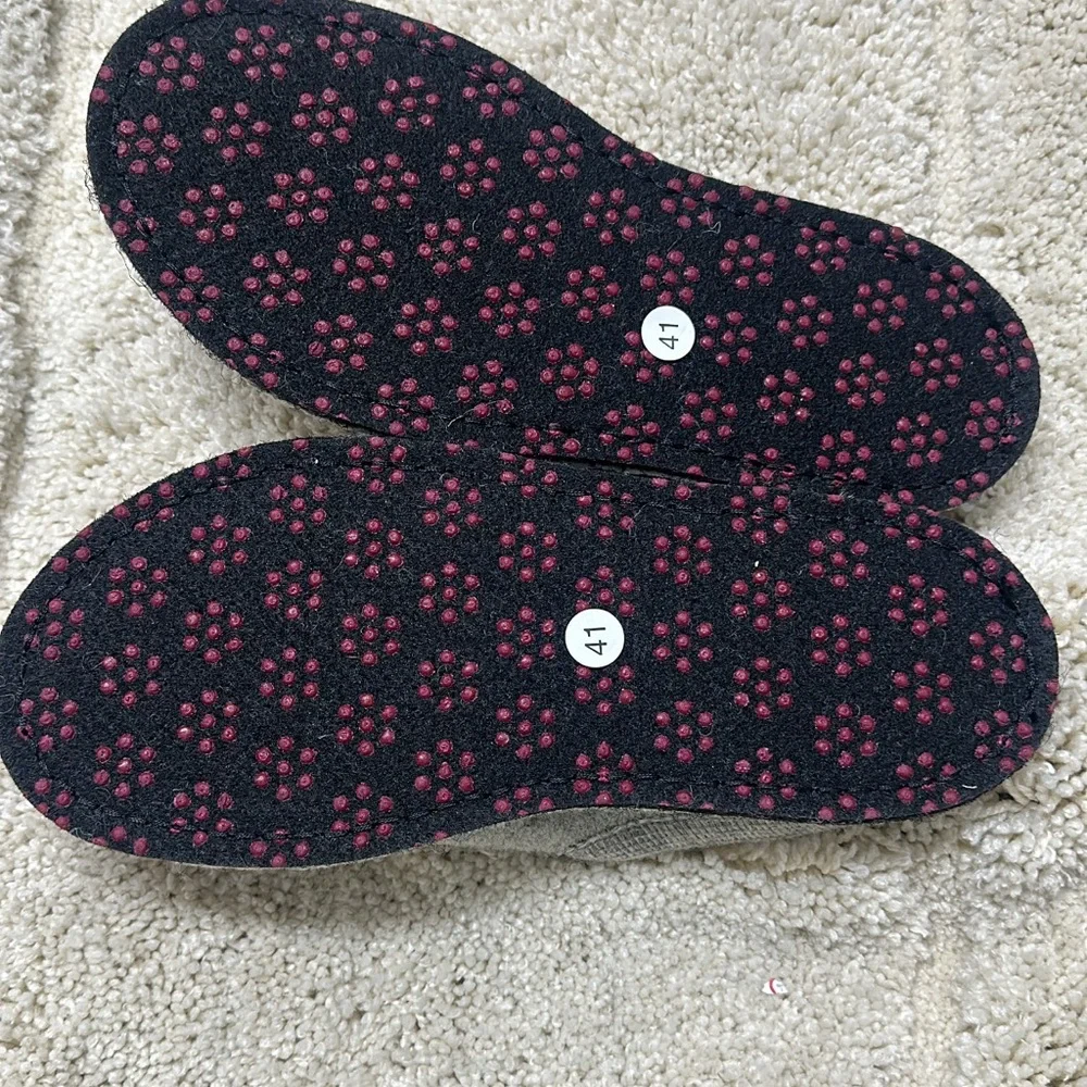 Haflinger Gray Women's Slippers - Picture 4 of 13